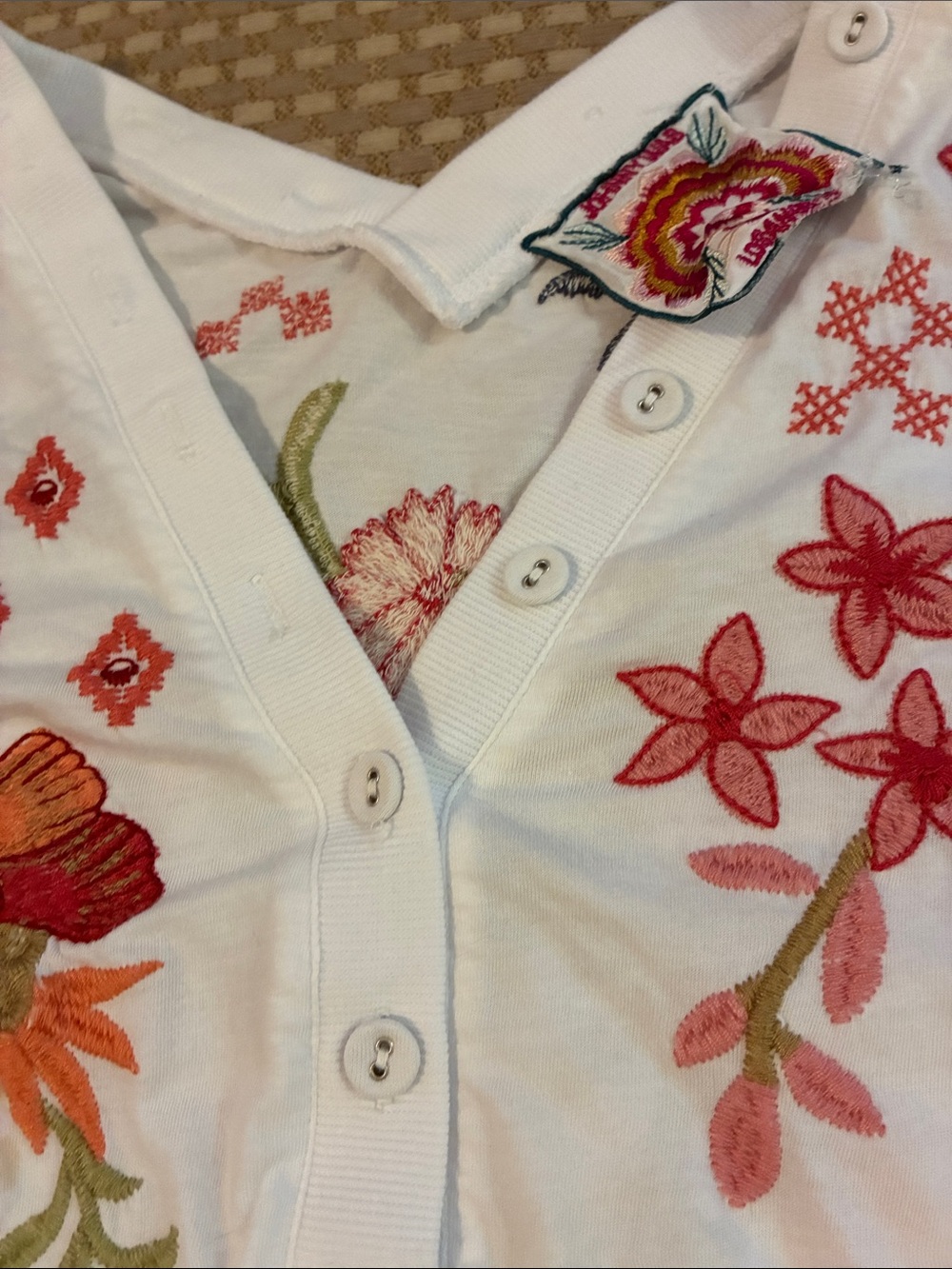 Gorgeous Johnny Was 100% cotton tee - Picture 5 of 7